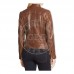 Women Custom Design Zipper Casual Fashion Leather Jacket